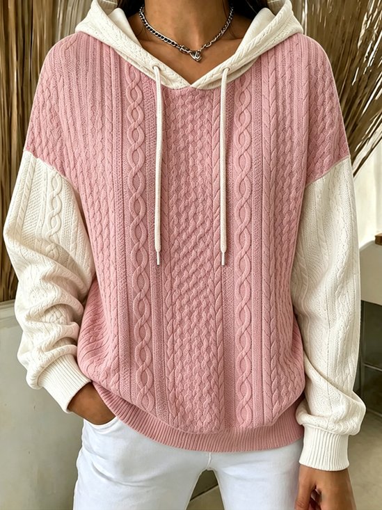 Casual Geometric Hoodie Long Sleeve Hoodie
