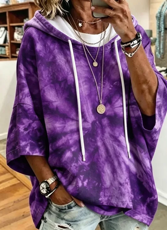 Vintage Hoodie Tie Dye Hoodie