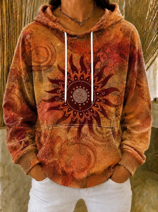 Vintage Hooded Sun Sweatshirt