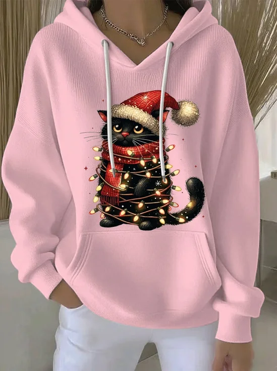 Casual Christmas Hoodie Long Sleeve Hoodie