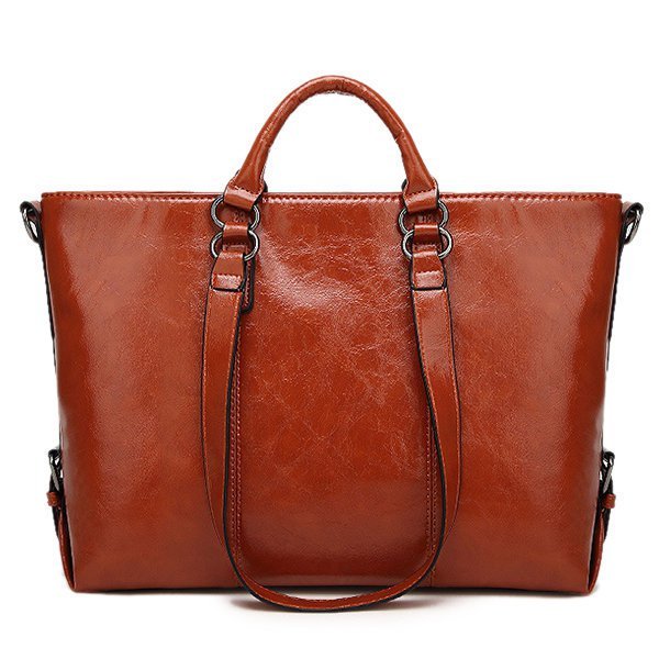 Women High Capacity Stylish PU Leather Messenger Bag Socialite Handbag ...