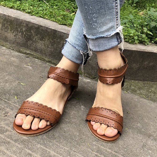 Holiday Flat Heel Sandals noracora