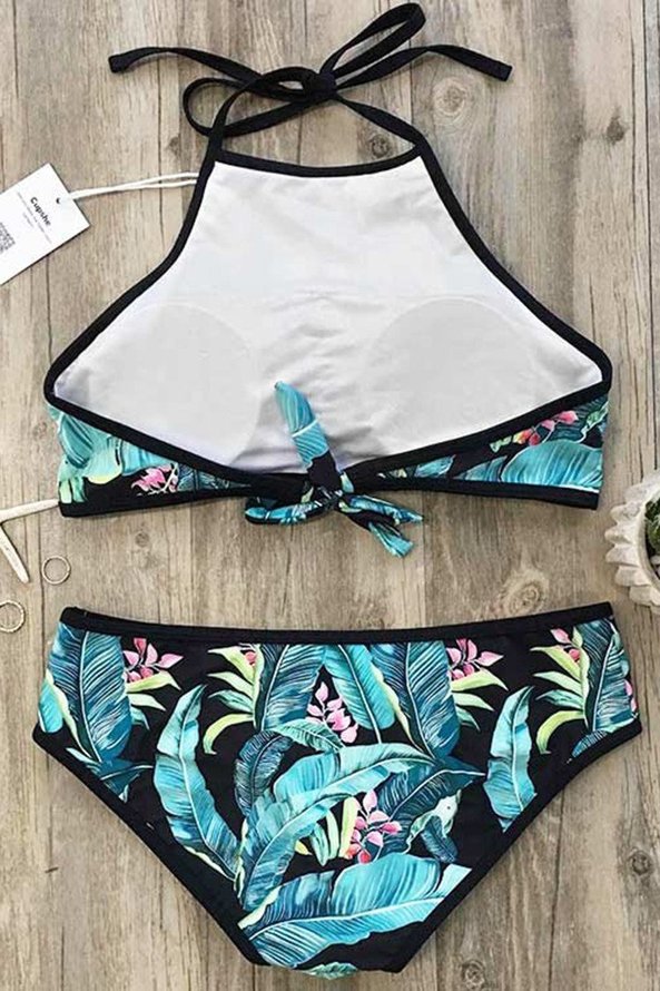 Nooncat Breeze Stirs Leaves Bikini Set Swimsuit | noracora