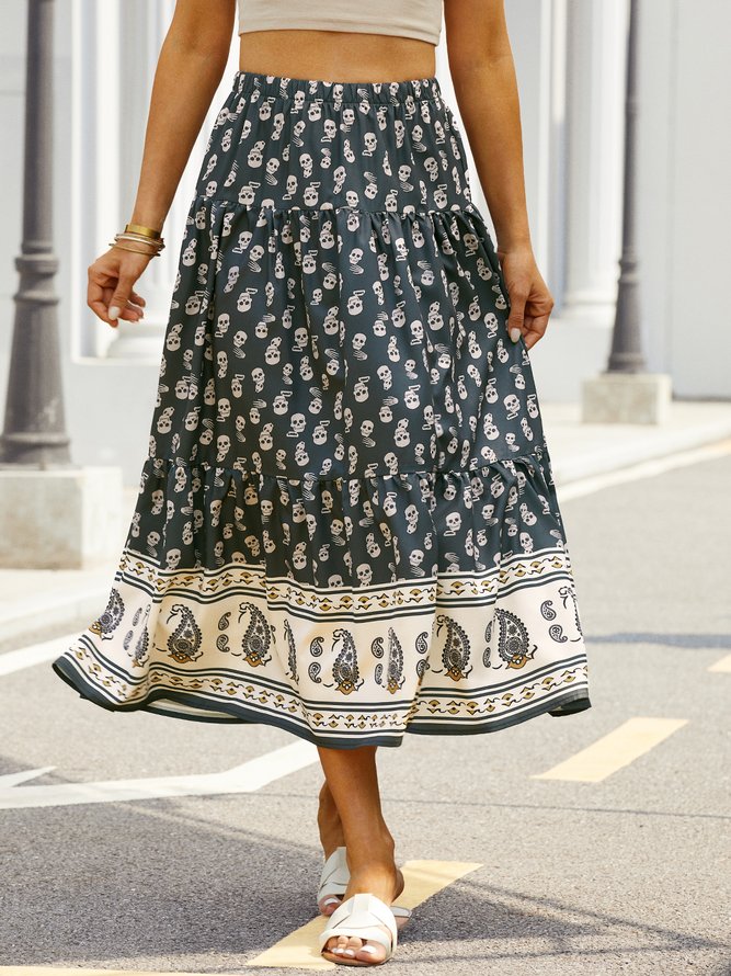Ethnic Vacation Skirt