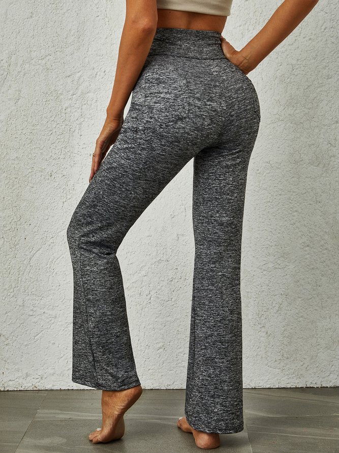 Ladies Yoga Pocket Stretch Trousers