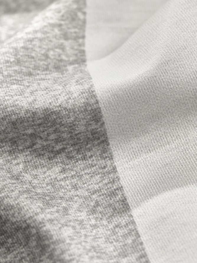 Cotton Blends Geometric Loosen shirt & Tunic Top