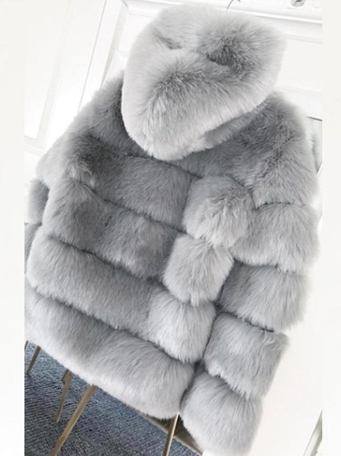 Faux Fur Winter Coats For Women noracora