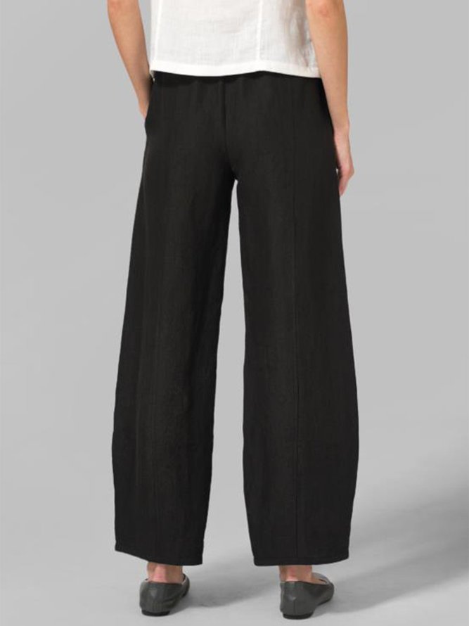 Casual Solid Pants