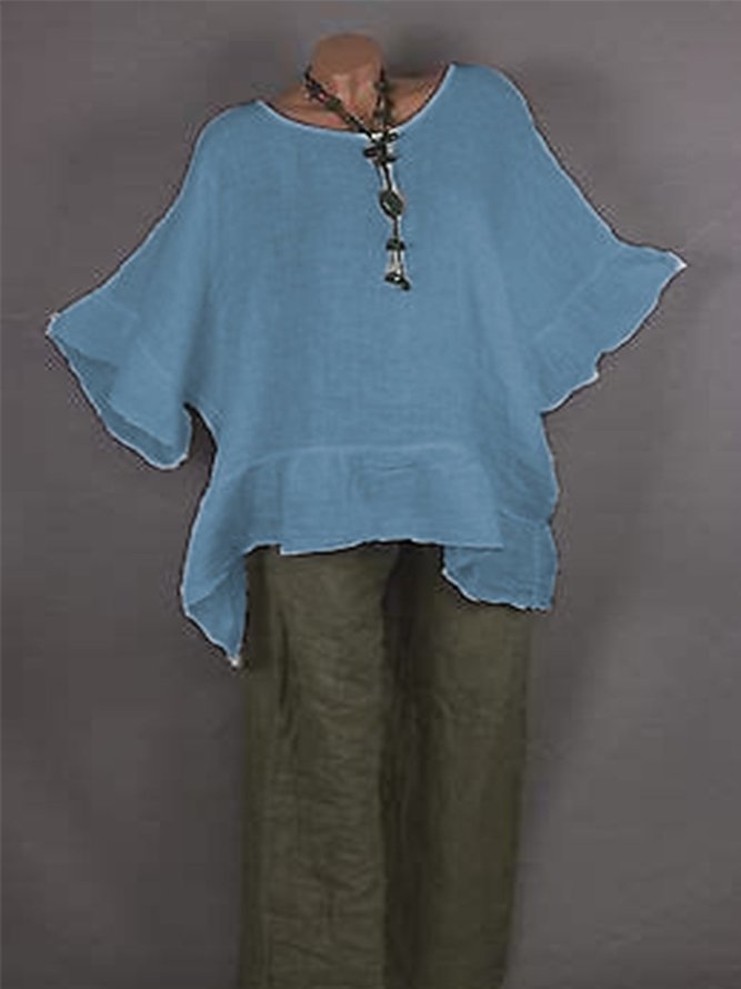 CottonBlend Casual Tshirt noracora