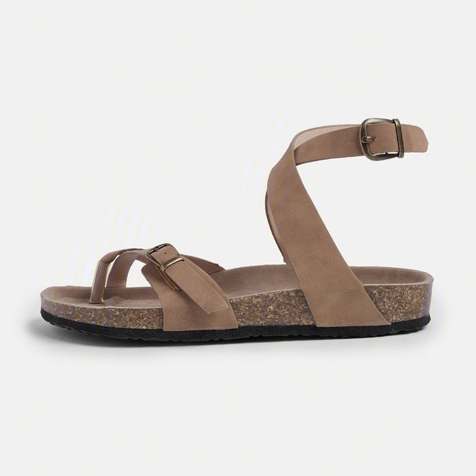 ankle strap buckle flip flop gladiator thong flat sandals