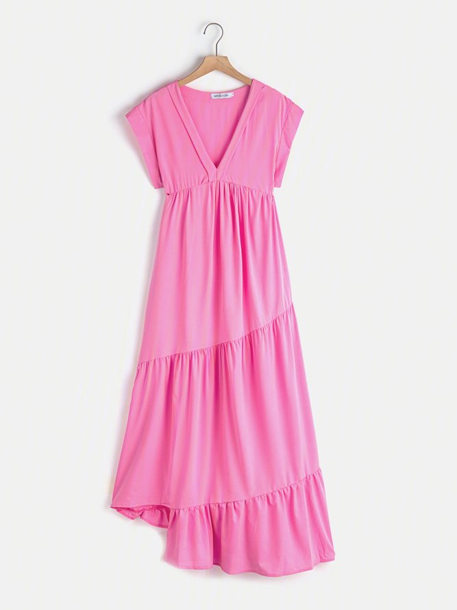 Vintage V Neck Accessories Clothing Beta1.noracora Solid Deep Blue