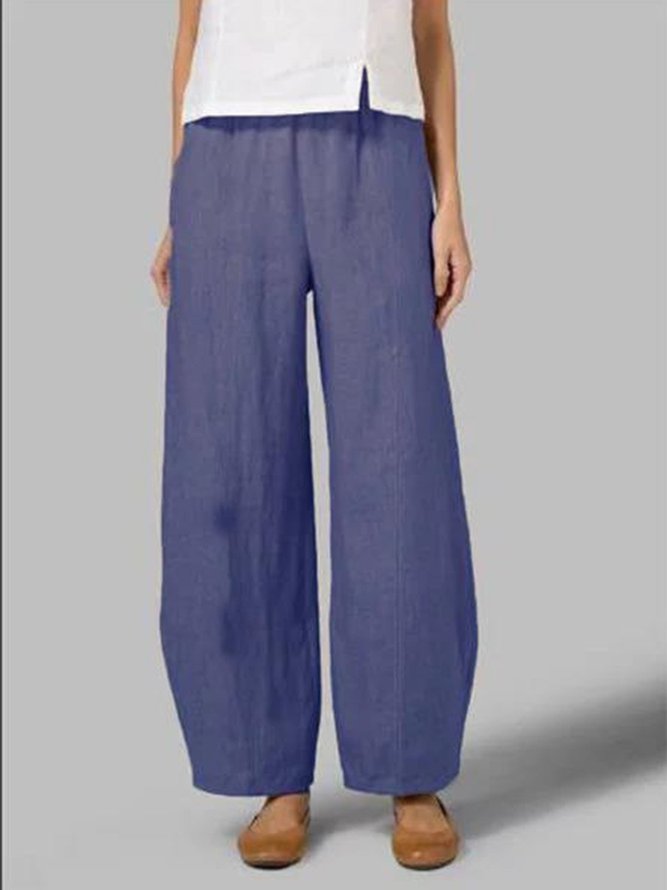 Casual Solid Pants