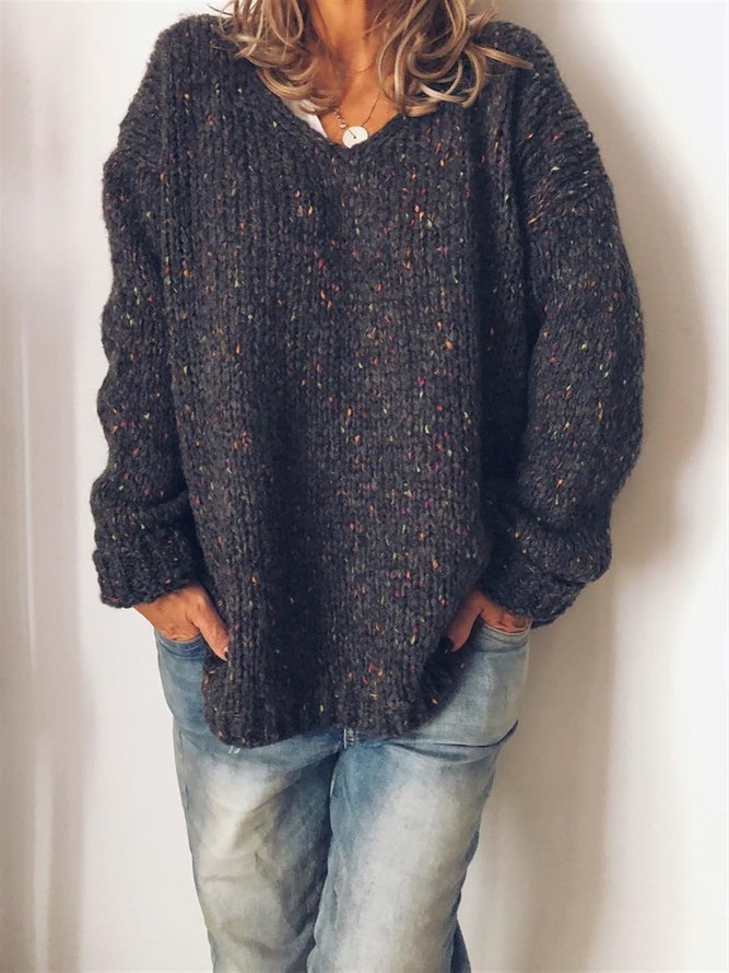 Plus size Knitted Sweater