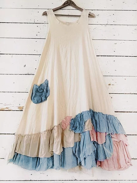 boho layered dress