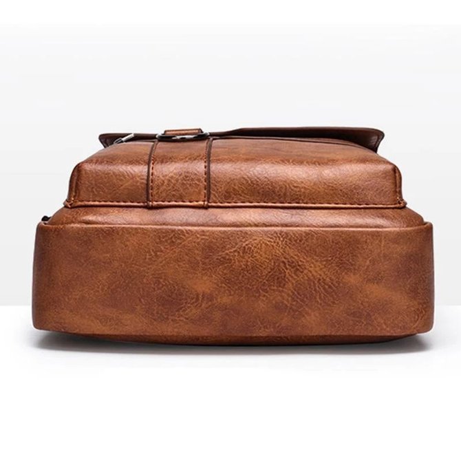 Men's Leather Business Messenger Bag noracora