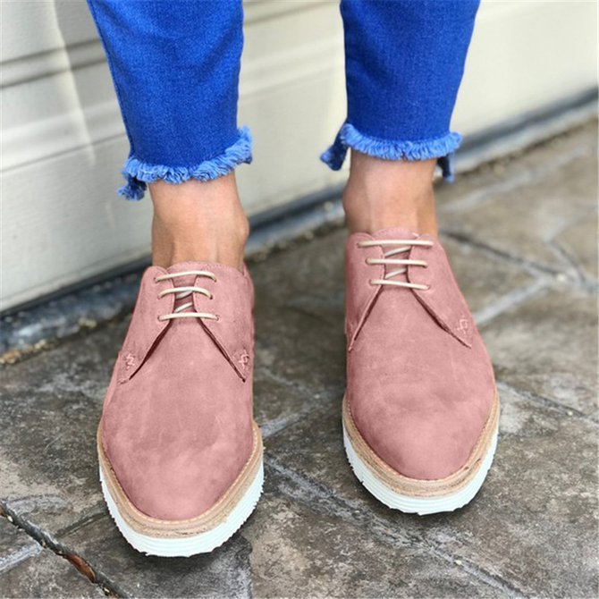 Women Casual Comfy Daily Oxford Loafers noracora