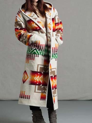 Long Sleeve Hoodie Tribal Casual Jacket | noracora