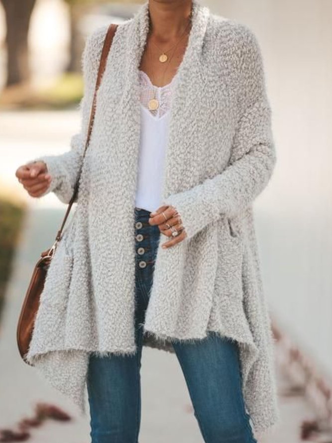Jacket Women Casual Tops Tunic Plus Size Sweater Cardigan | noracora