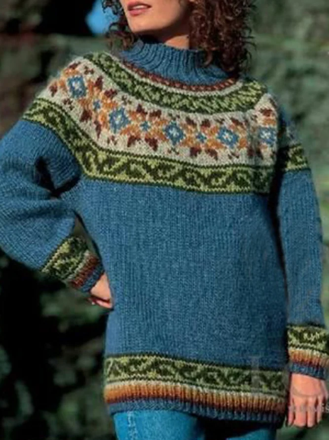 Vintage Tunic Sweater Knit Ju...