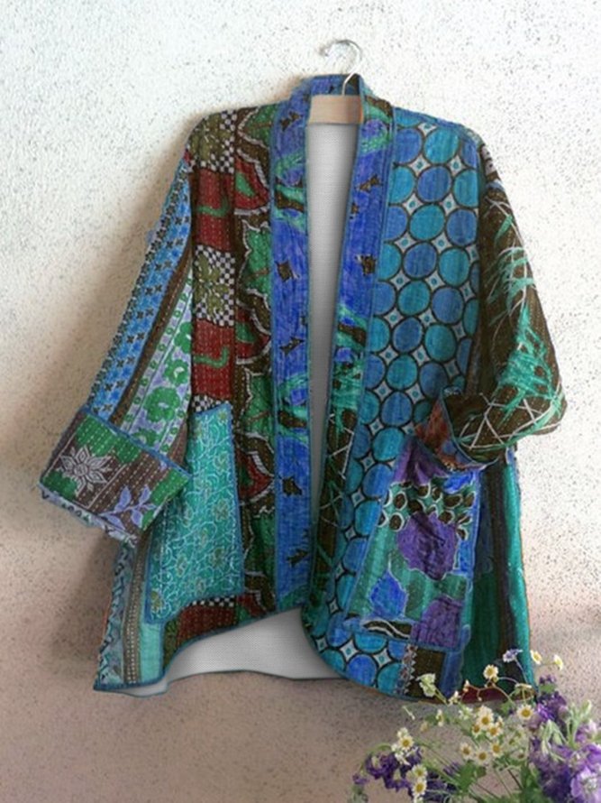 Jacket Long Sleeve Cotton Outerwear noracora