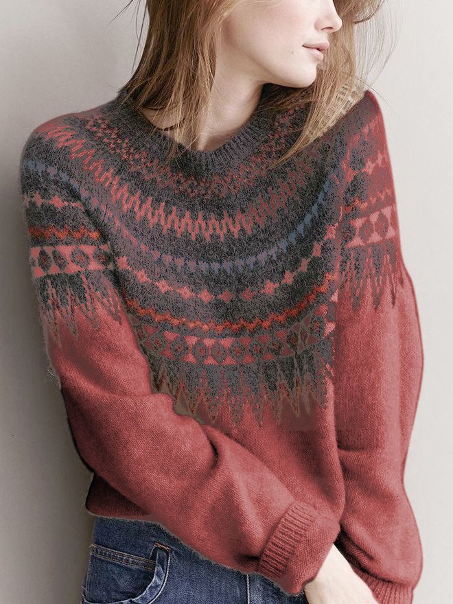 Casual Bohemian Sweater noracora