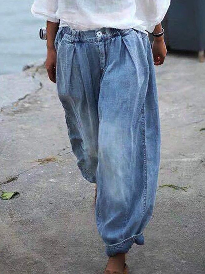 Harem Jeans Plus Size Denim J...
