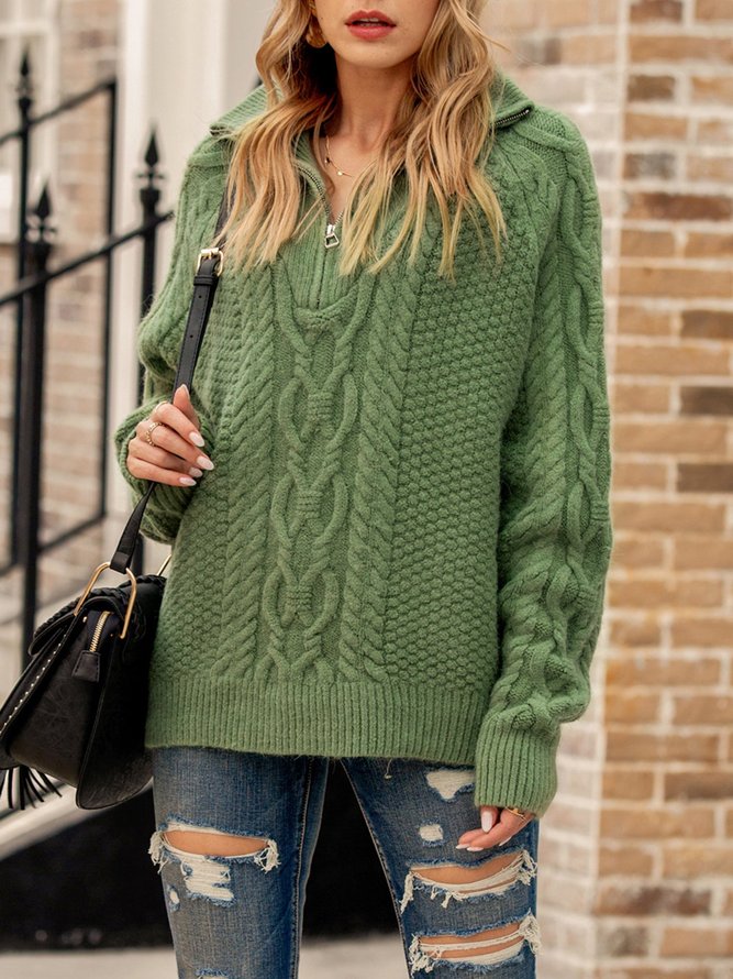 Women Long Sleeve Turtleneck Sweater