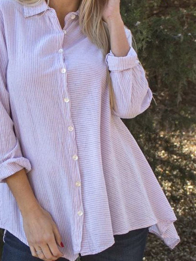 light pink long sleeve shirt women's