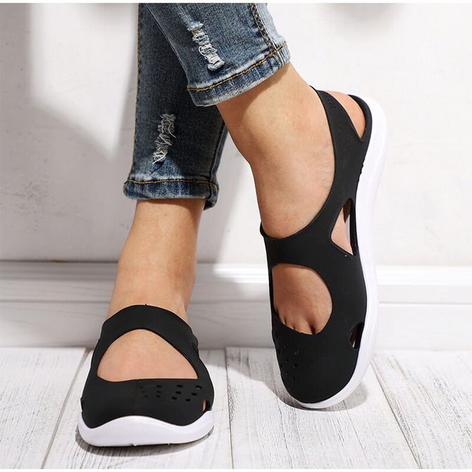 Women Casual Summer Comfy Slip On Sandals | noracora