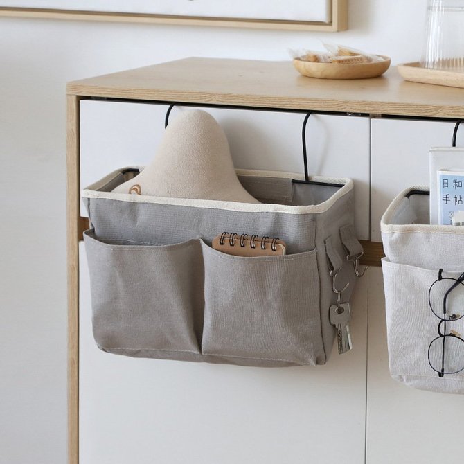 Bedside Hanging Storage Bag 1pc noracora