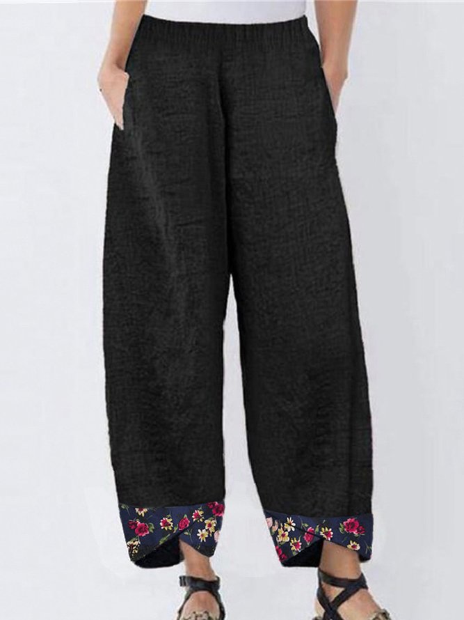 Women's Summer Casual Plus Size Cotton Pants | noracora