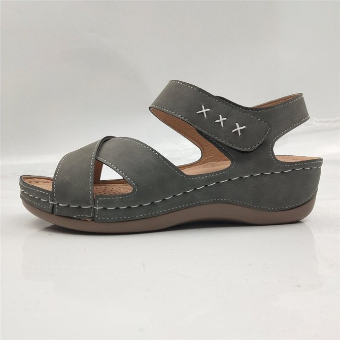 All Season Pu Sandals | Shoes | Noracora Sandals Peep Toe Peep Toe Brown Sandals | noracora