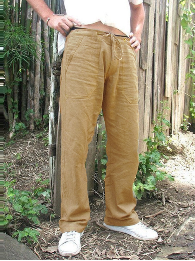 Cotton Pants | men-bottoms | Linen Men-Pants - Noracora | noracora