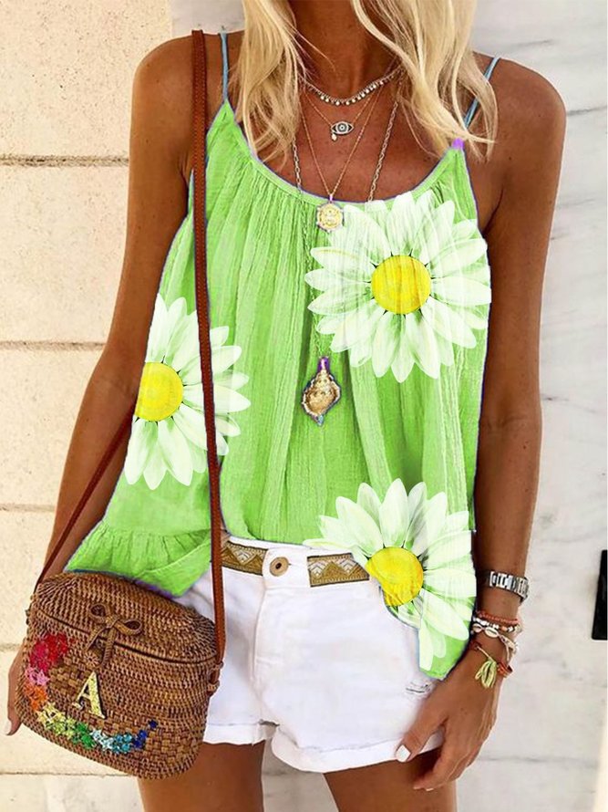 plus size printed tank tops