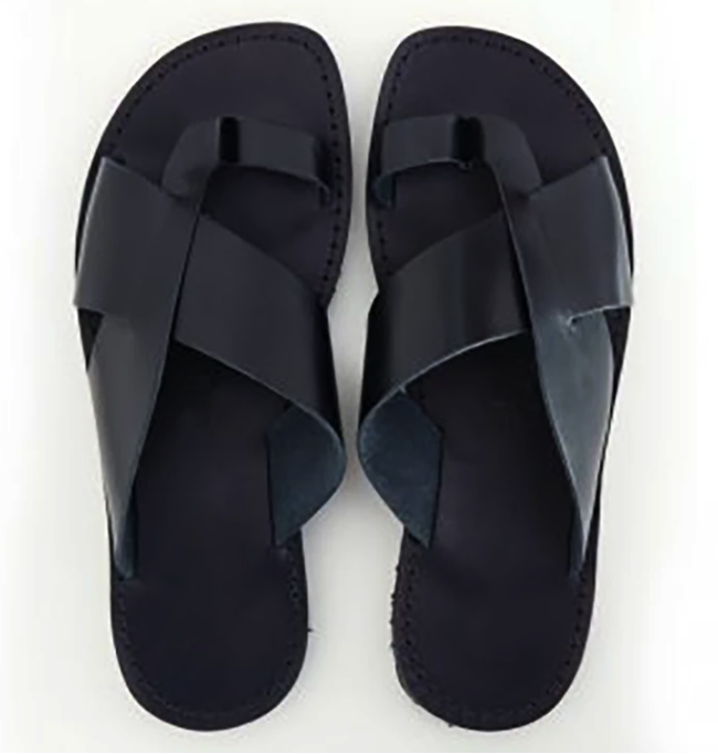 Flat Heel Slippers | men-shoes | Noracora Men-Sandals Flat Heel Casual Open Toe Black Men 