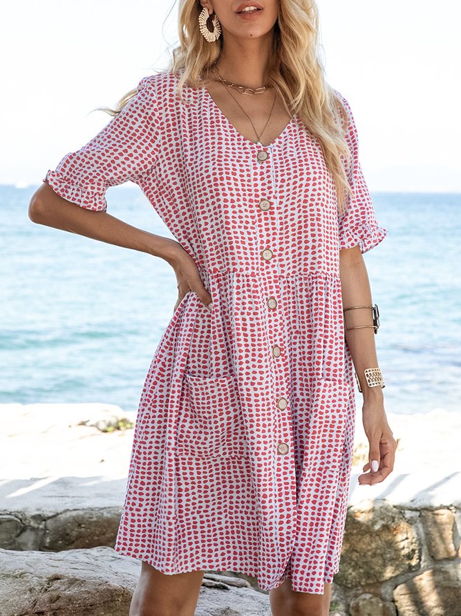 red and white casual outfits