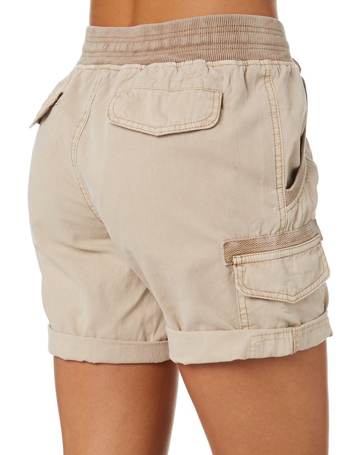 Cotton-Blend Casual Drawstring Shorts | Clothing >> Bottoms >> Shorts ...