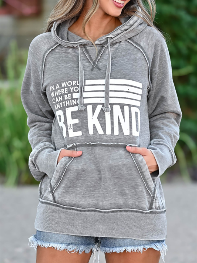 ANYTHING BE KIND GRAPHIC HOOD...
