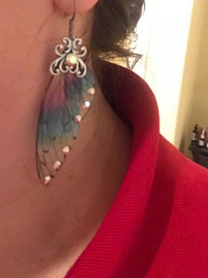 Beautiful Butterfly wings Casual Earrings