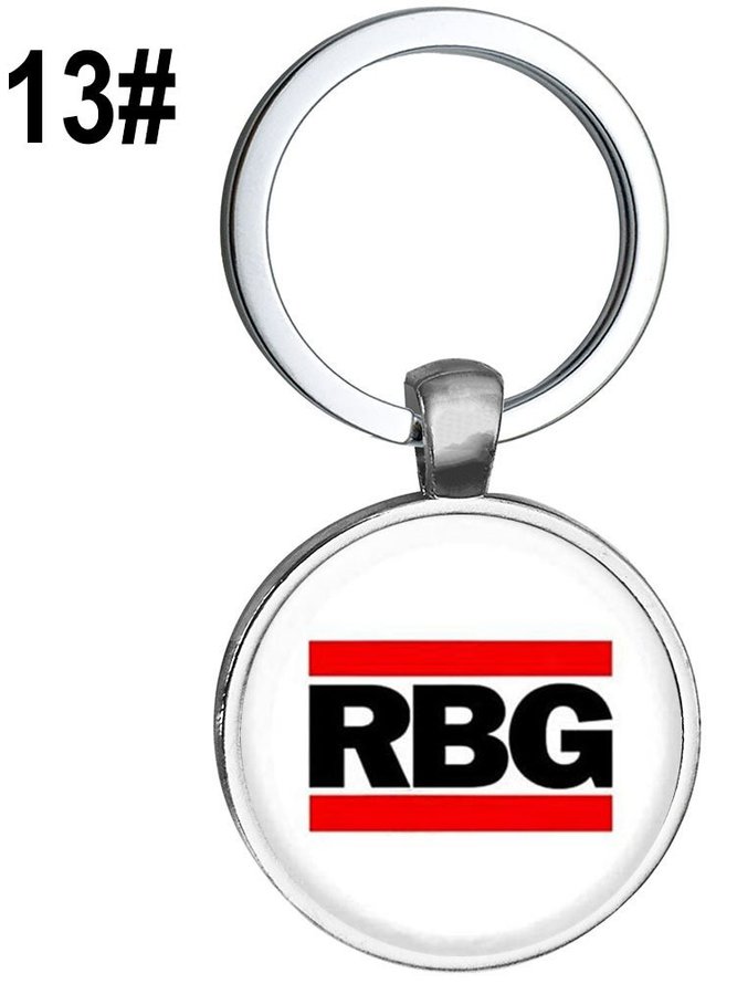 Ruth Bader Ginsberg RBG  Alloy Keychain