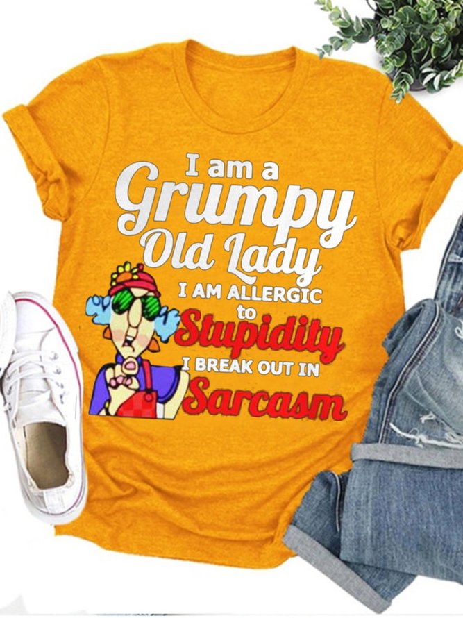 I Am A Grumpy Old Lady Graphic Tee