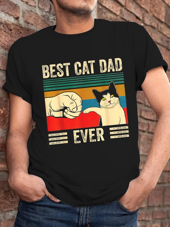 Cat Dad Golden Classic Men's T-shirt