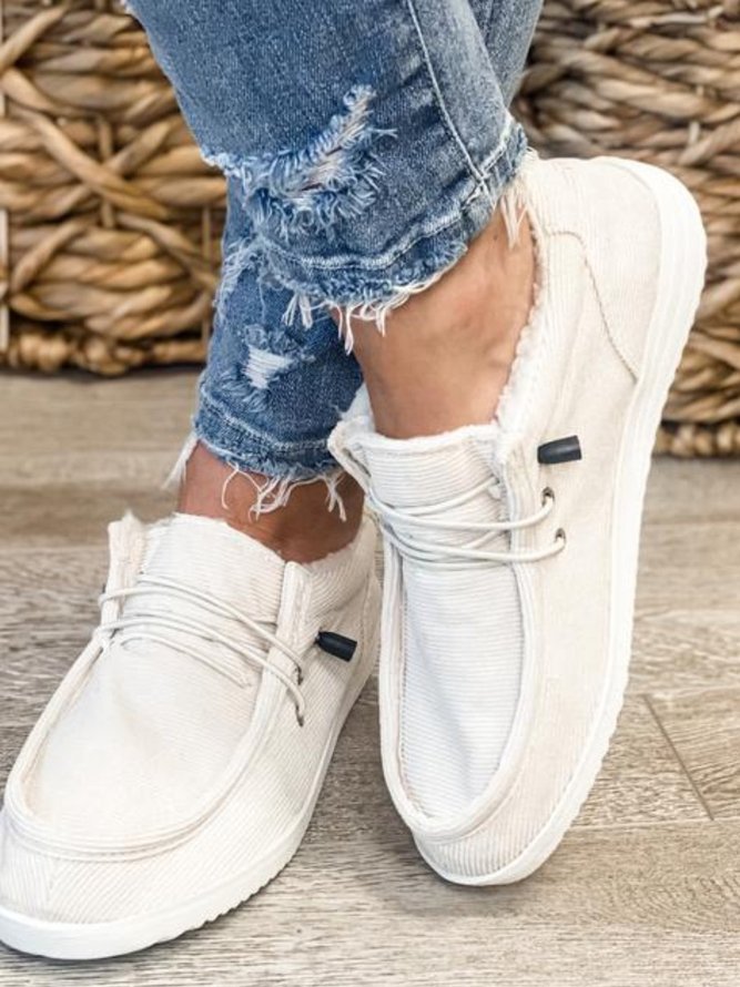 Fall Date Flat Heel Flats Shoes Noracora Flats/loafers Closed Toe