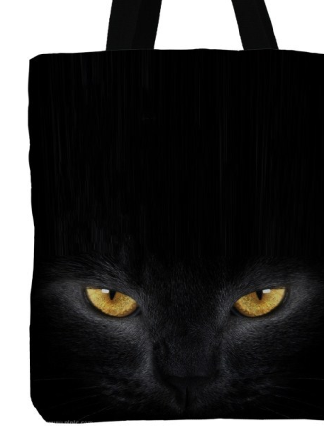 Canvas Cat Shoulder Bag noracora