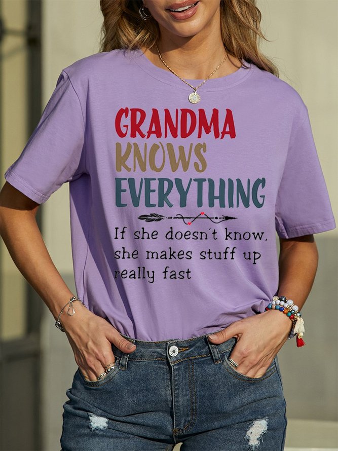Grandma Knows Everything Women's T-Shirt