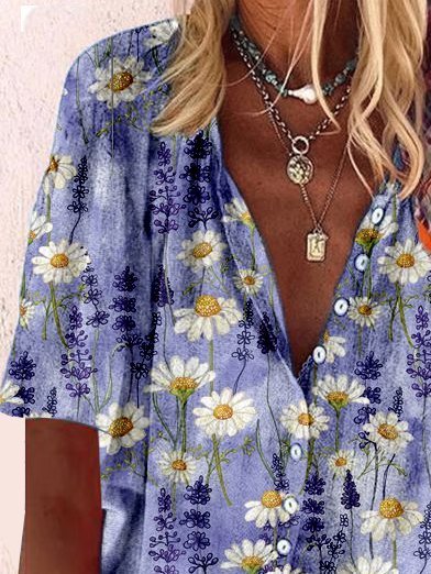 Floral Casual Tops
