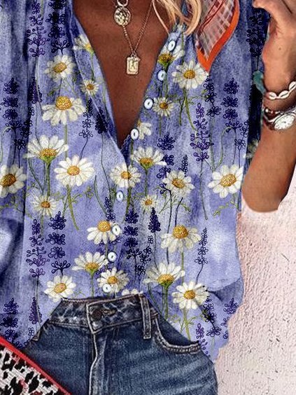 Floral Casual Tops