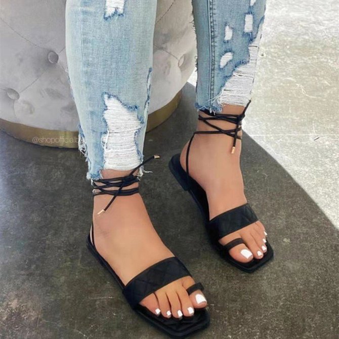 Pu Daily Sandals | noracora
