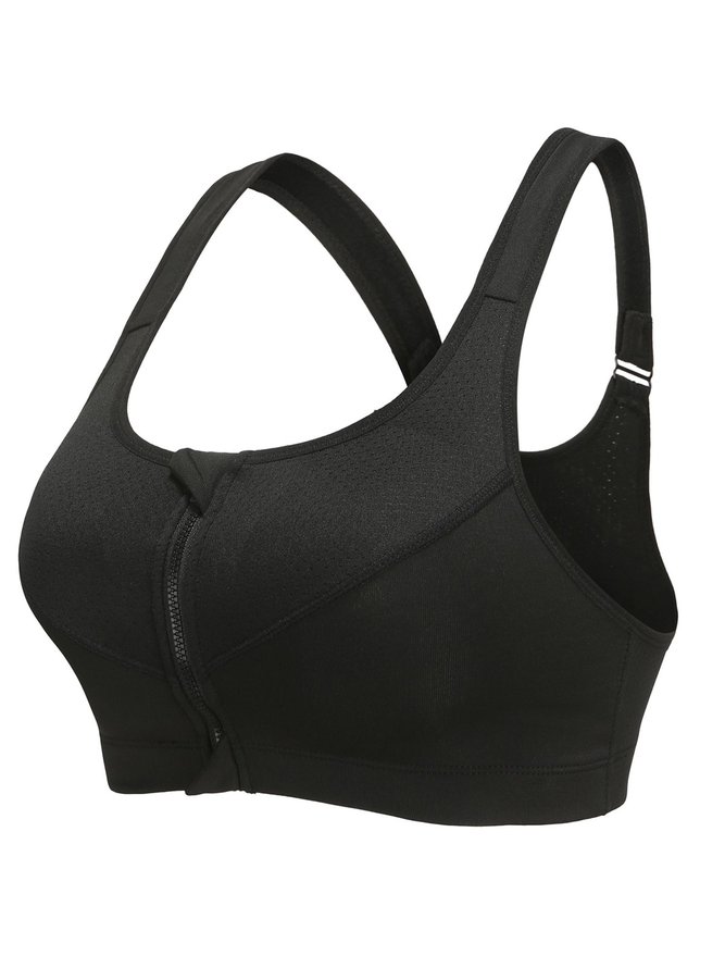 Wireless Sports Bras Underwear Yoga Bra Frontclosed Zipper Clothing