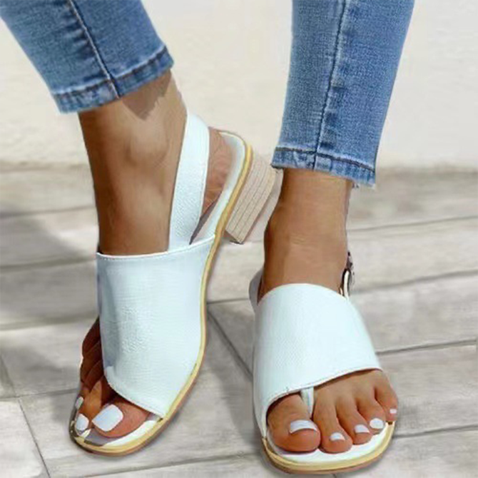 Block Heel Sandals | noracora